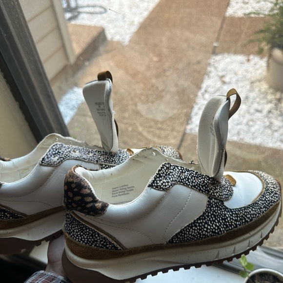 Madewell White and Brown Patterned Sneakers - Picture 7 of 8